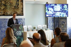 Entrega de distintivos CO2Responsables Madrid. Héctor Coronel