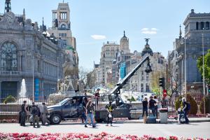 Rodaje de la superproducción Way Down de Jaume Balagueró en Madrid (c) Jose Haro