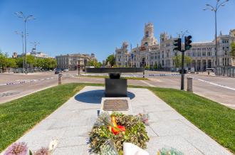 Monumento en recuerdo de las víctimas de la pandemia del Covid - 19
