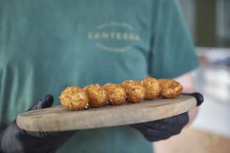  Madrid Gastronómico, evento Degustatapas , Croqueta de jamón ibérico del restaurante Neotaberna Santerra