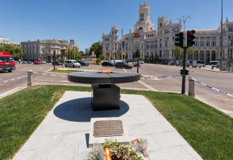 Monumento en recuerdo de las víctimas de la pandemia del Covid - 19
