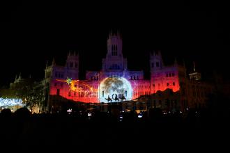 Videomapping Cibeles. ¡Feliz Navidad, Madrid!