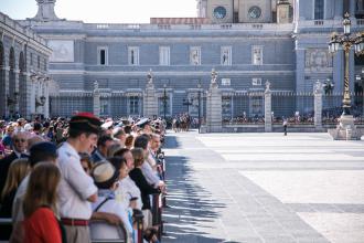 Relevo solemne y cambio de Guardia en el Palacio Real