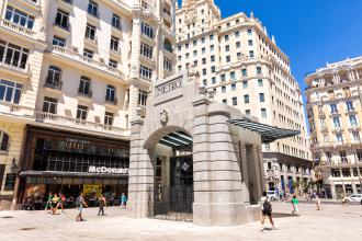Templete de la estación de metro de Gran Vía