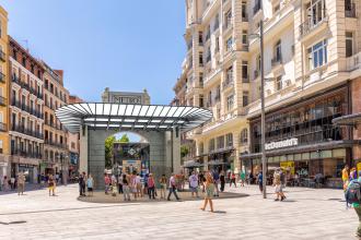 Templete de la estación de metro de Gran Vía