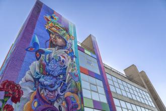 Usera mural Junta de Distrito Usera mural Junta de Distrito