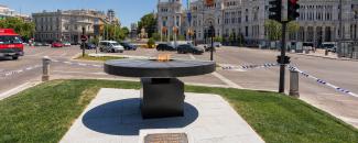 Monumento en recuerdo de las víctimas de la pandemia del Covid - 19