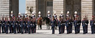 Relevo solemne y cambio de Guardia en el Palacio Real