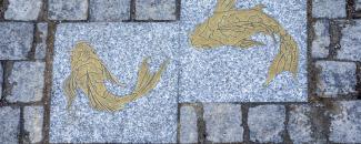 Usera baldosas nuevo itinerario peatonal