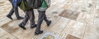 Usera itinerario peatonal